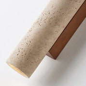Hyperion - Yellow Travertine Column Wall Light