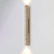 Hyperion - Yellow Travertine Column Wall Light