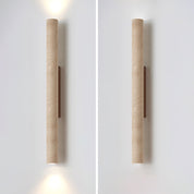 Hyperion - Yellow Travertine Column Wall Light