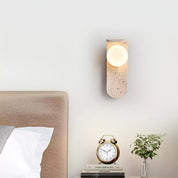 Kallisto - Curved Travertine Wall Lamp