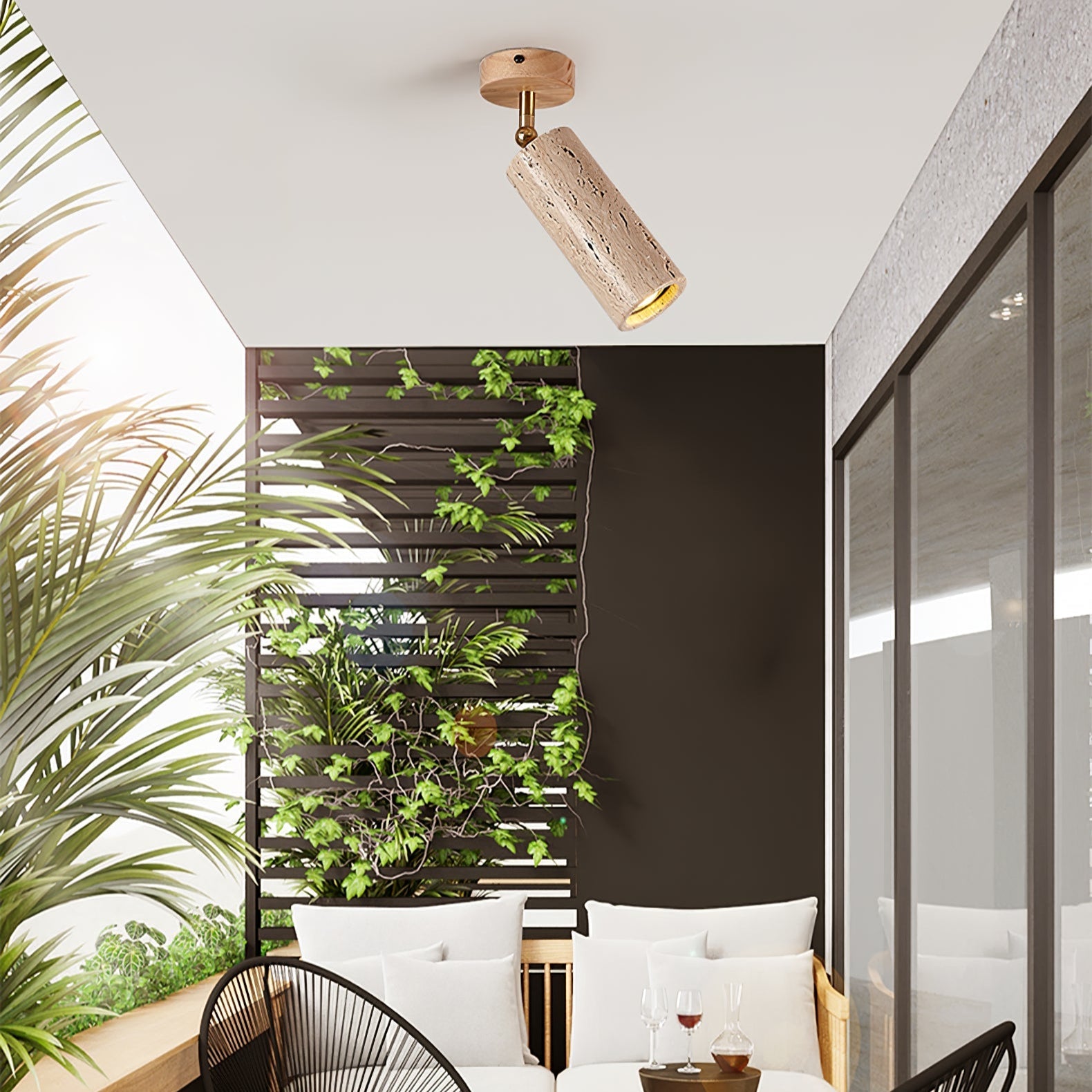 Perseis - Travertine Stone Spotlight