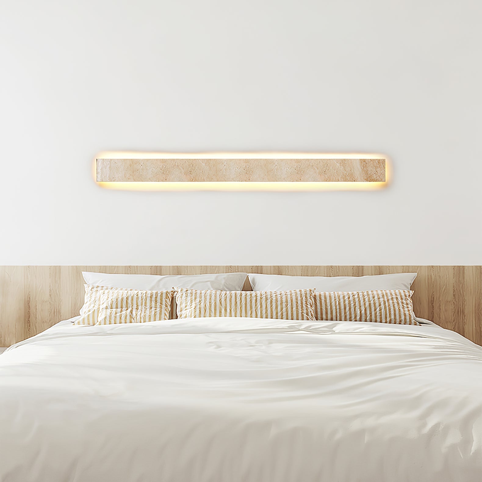 Iapetos - Slim Travertine Wall Light