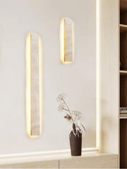 Iapetos - Slim Travertine Wall Light