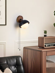 Hegemone - Black Travertine Pivot Sconce