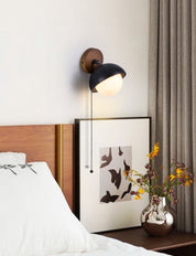 Hegemone - Black Travertine Pivot Sconce