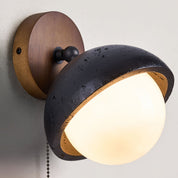 Hegemone - Black Travertine Pivot Sconce