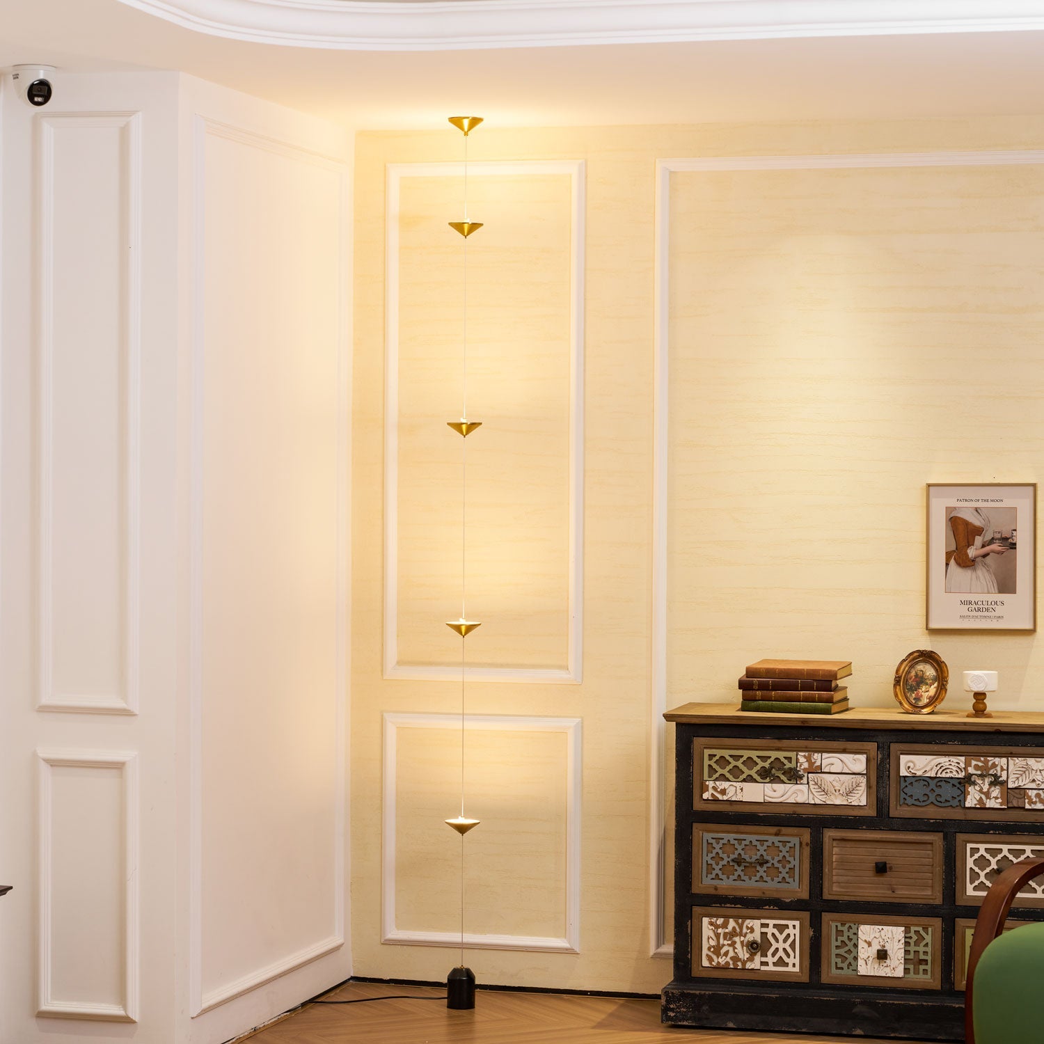 Ouranie - Floor-to-Ceiling Tension Cable Floor Lamp
