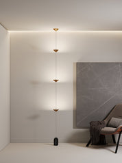 Ouranie - Floor-to-Ceiling Tension Cable Floor Lamp