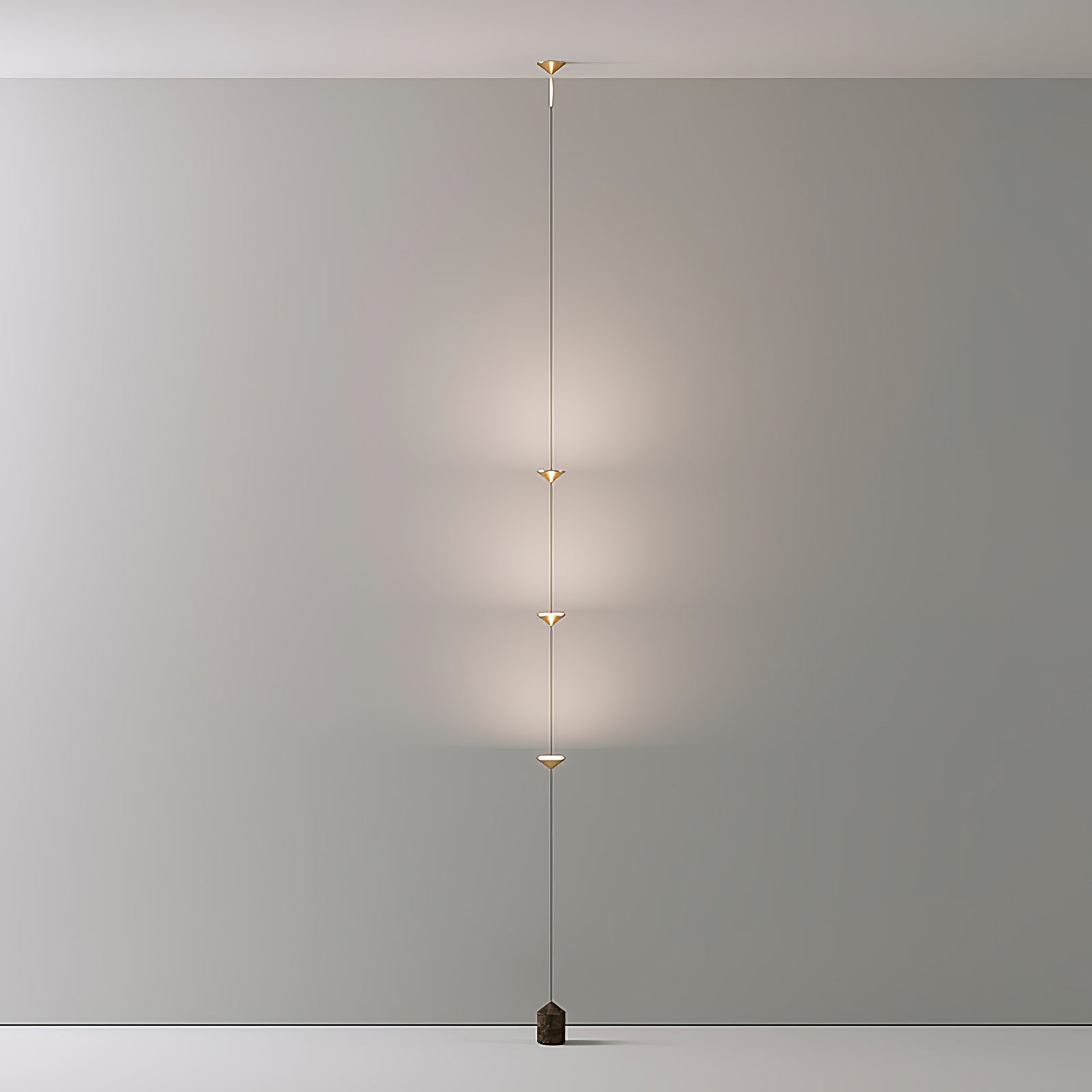 Ouranie - Floor-to-Ceiling Tension Cable Floor Lamp