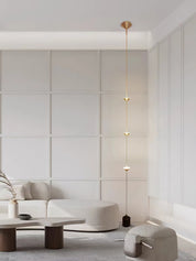 Ouranie - Floor-to-Ceiling Tension Cable Floor Lamp