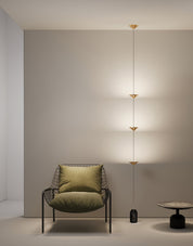 Ouranie - Floor-to-Ceiling Tension Cable Floor Lamp