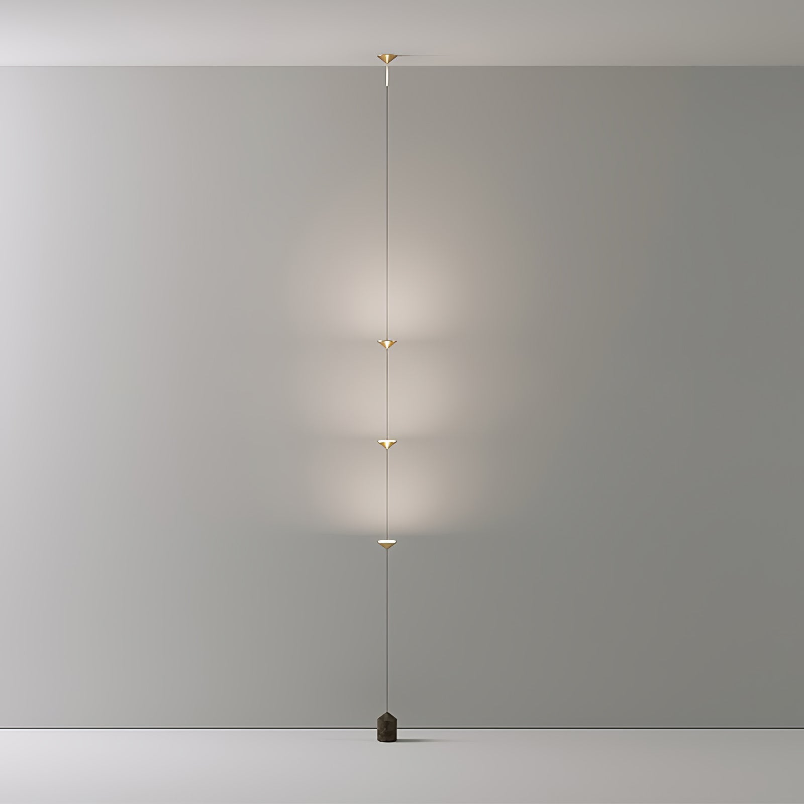 Ouranie - Floor-to-Ceiling Tension Cable Floor Lamp