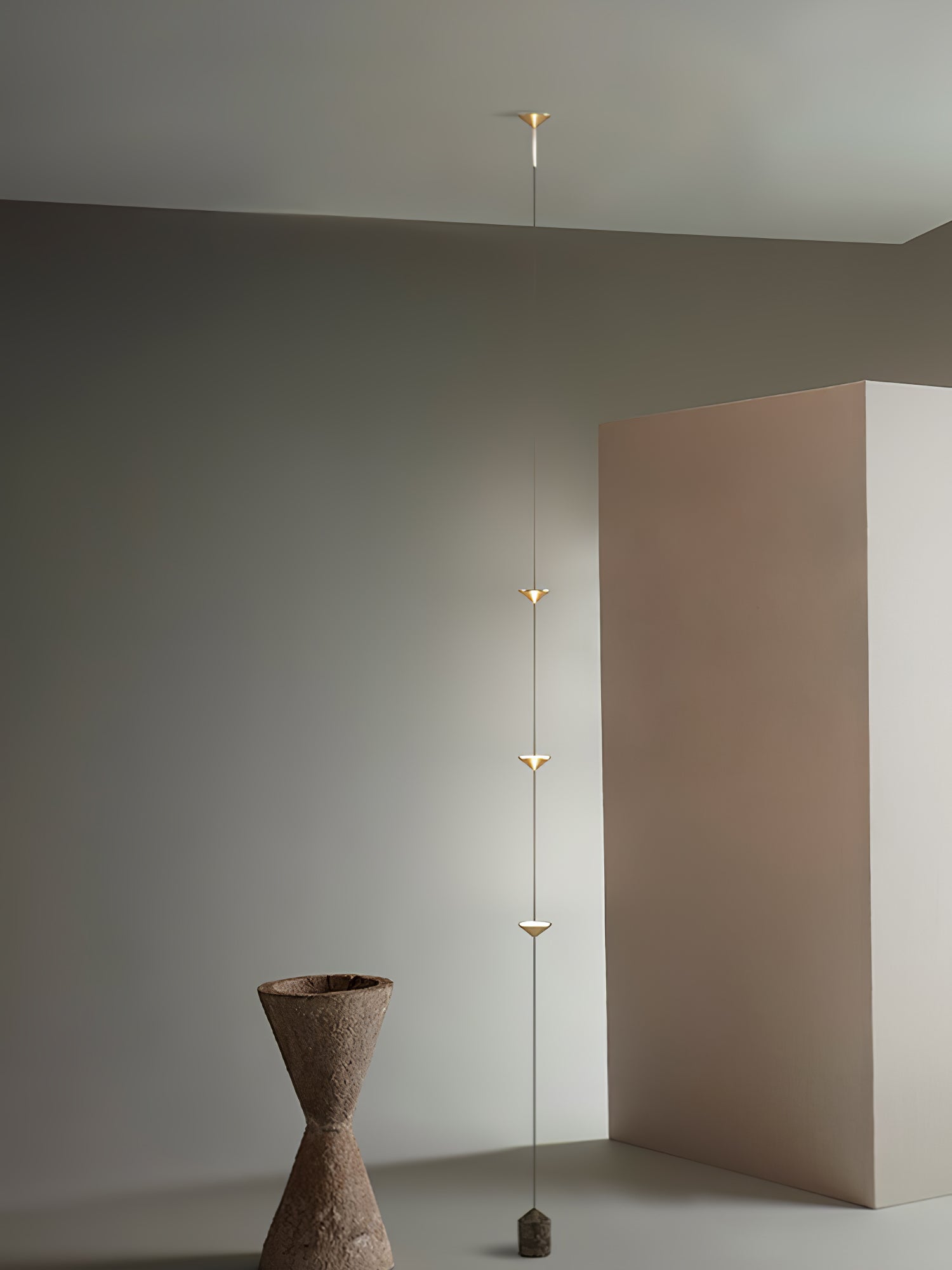 Ouranie - Floor-to-Ceiling Tension Cable Floor Lamp
