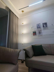 Ouranie - Floor-to-Ceiling Tension Cable Floor Lamp