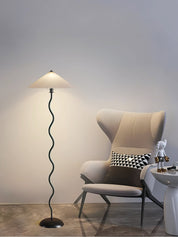Maiandros - Black Metal Floor Lamp