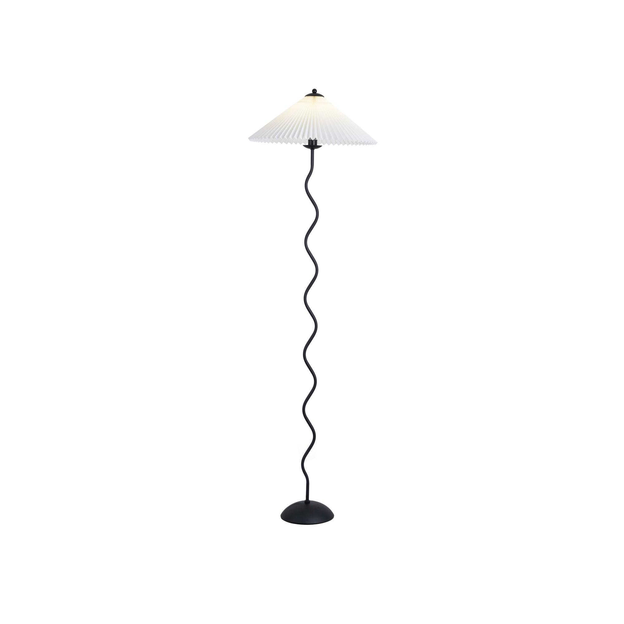 Maiandros - Black Metal Floor Lamp