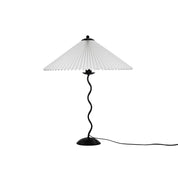 Oreithyia - Wavy Stem Pleated Shade Table Lamp