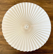 Oreithyia - Wavy Stem Pleated Shade Table Lamp