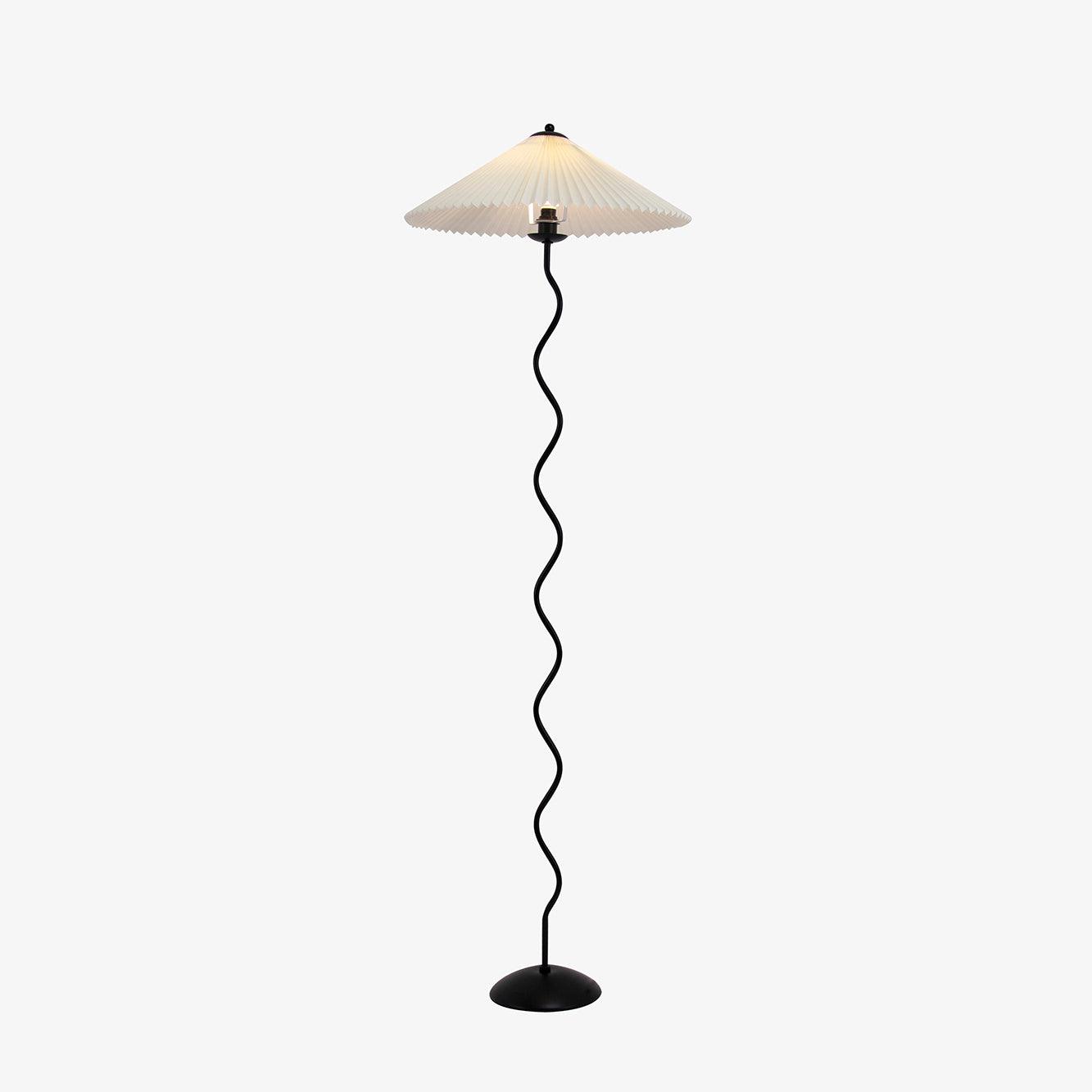 Maiandros - Black Metal Floor Lamp