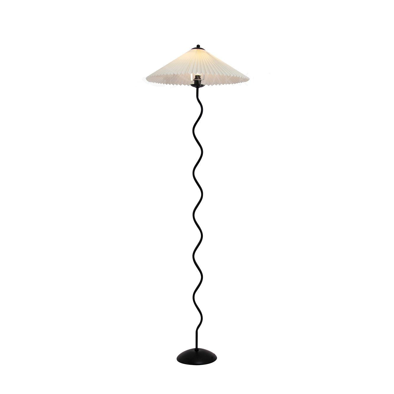 Maiandros - Black Metal Floor Lamp