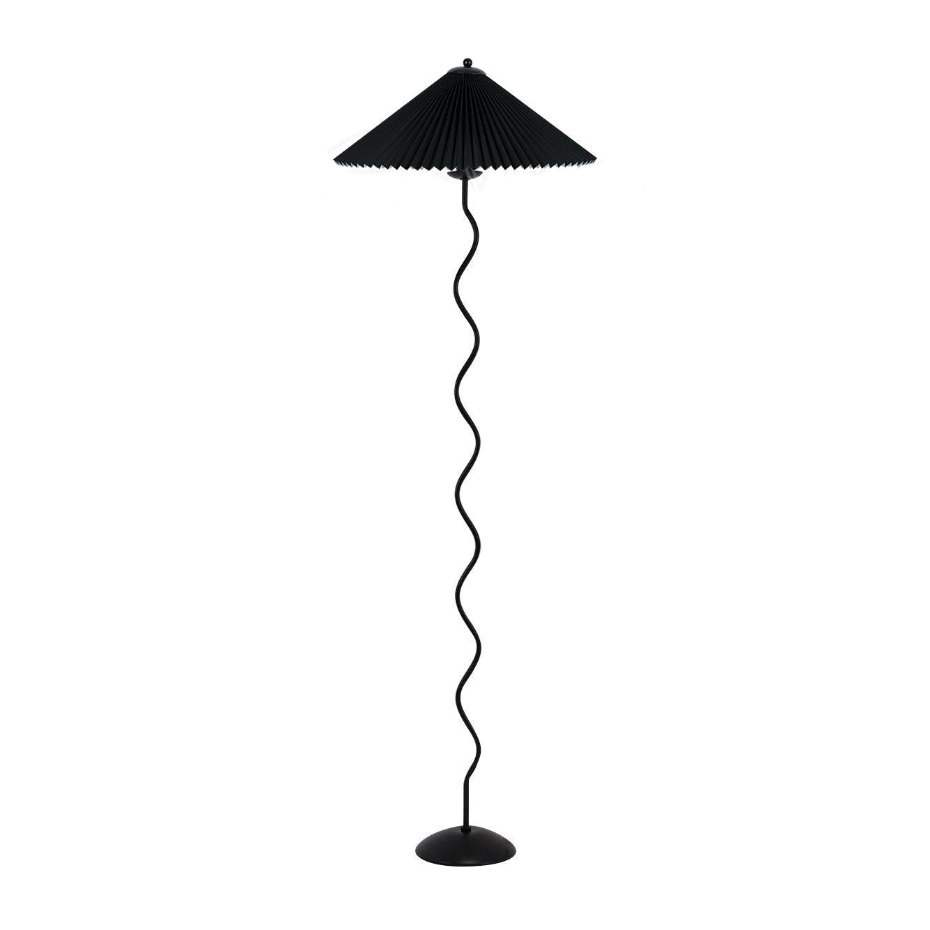 Maiandros - Black Metal Floor Lamp