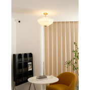 Stephane - Pleated Fabric Ceiling Lamp