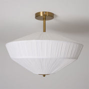 Stephane - Pleated Fabric Ceiling Lamp