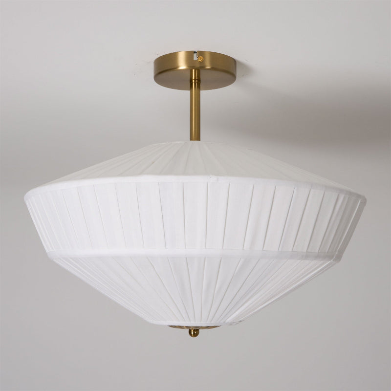 Stephane - Pleated Fabric Ceiling Lamp