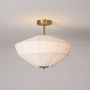 Stephane - Pleated Fabric Ceiling Lamp