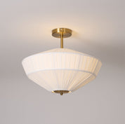 Stephane - Pleated Fabric Ceiling Lamp