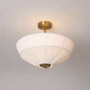 Stephane - Pleated Fabric Ceiling Lamp