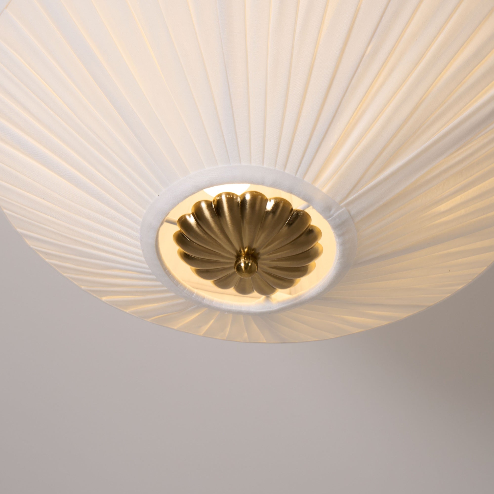 Stephane - Pleated Fabric Ceiling Lamp