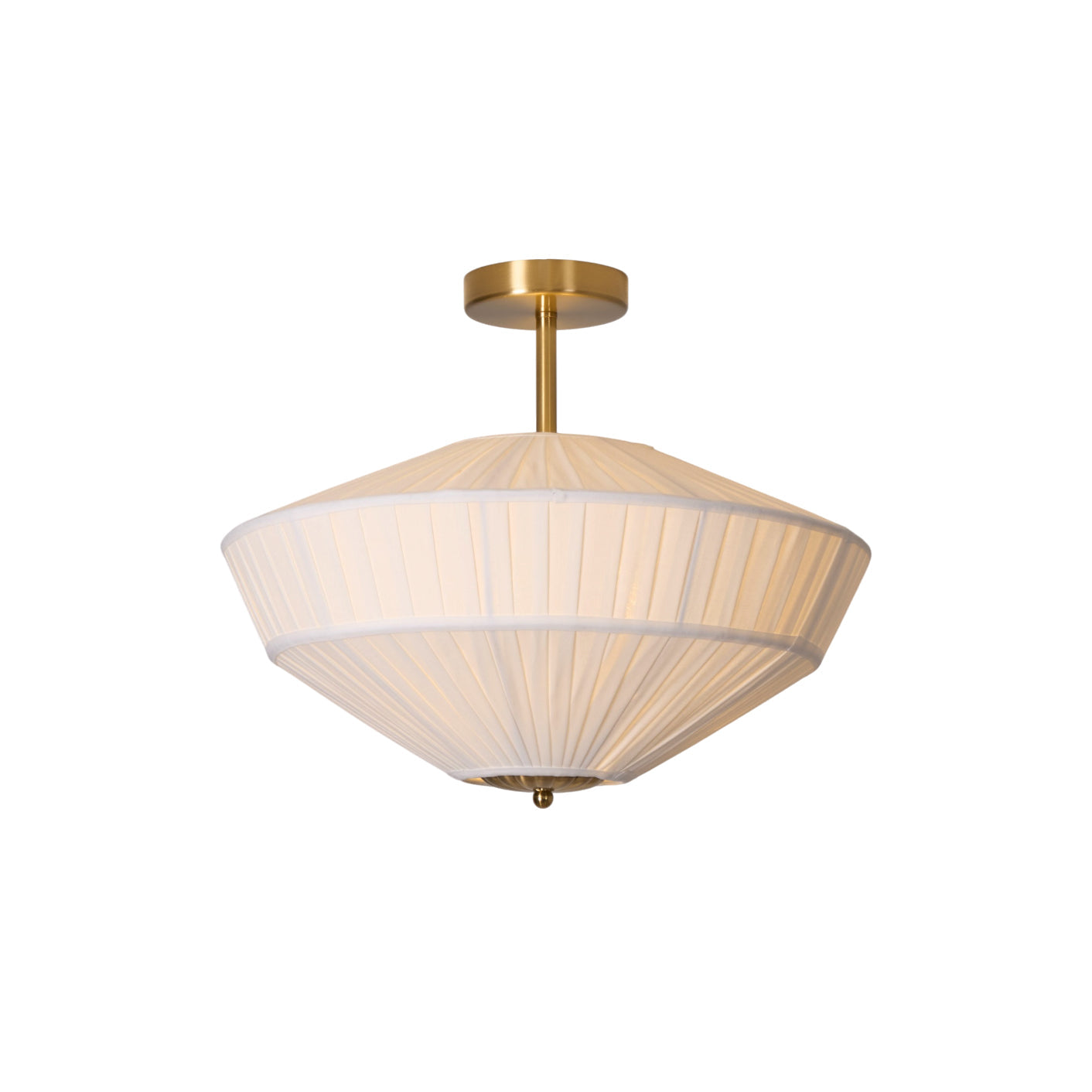 Stephane - Pleated Fabric Ceiling Lamp