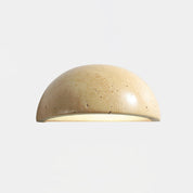 Nemertes - Half-Dome Travertine Wall Light