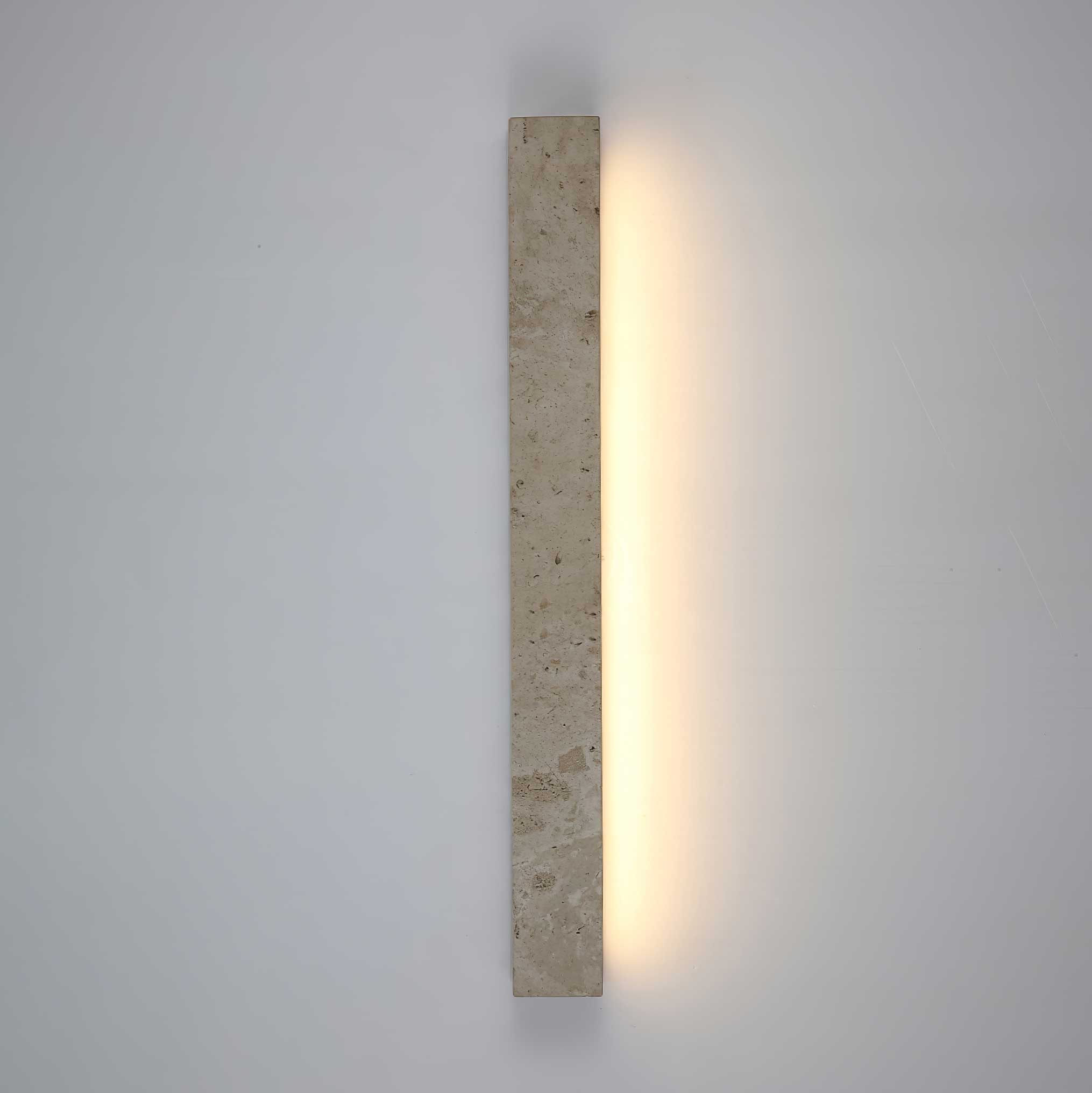 Zephyros - Travertine Linear Wall Light