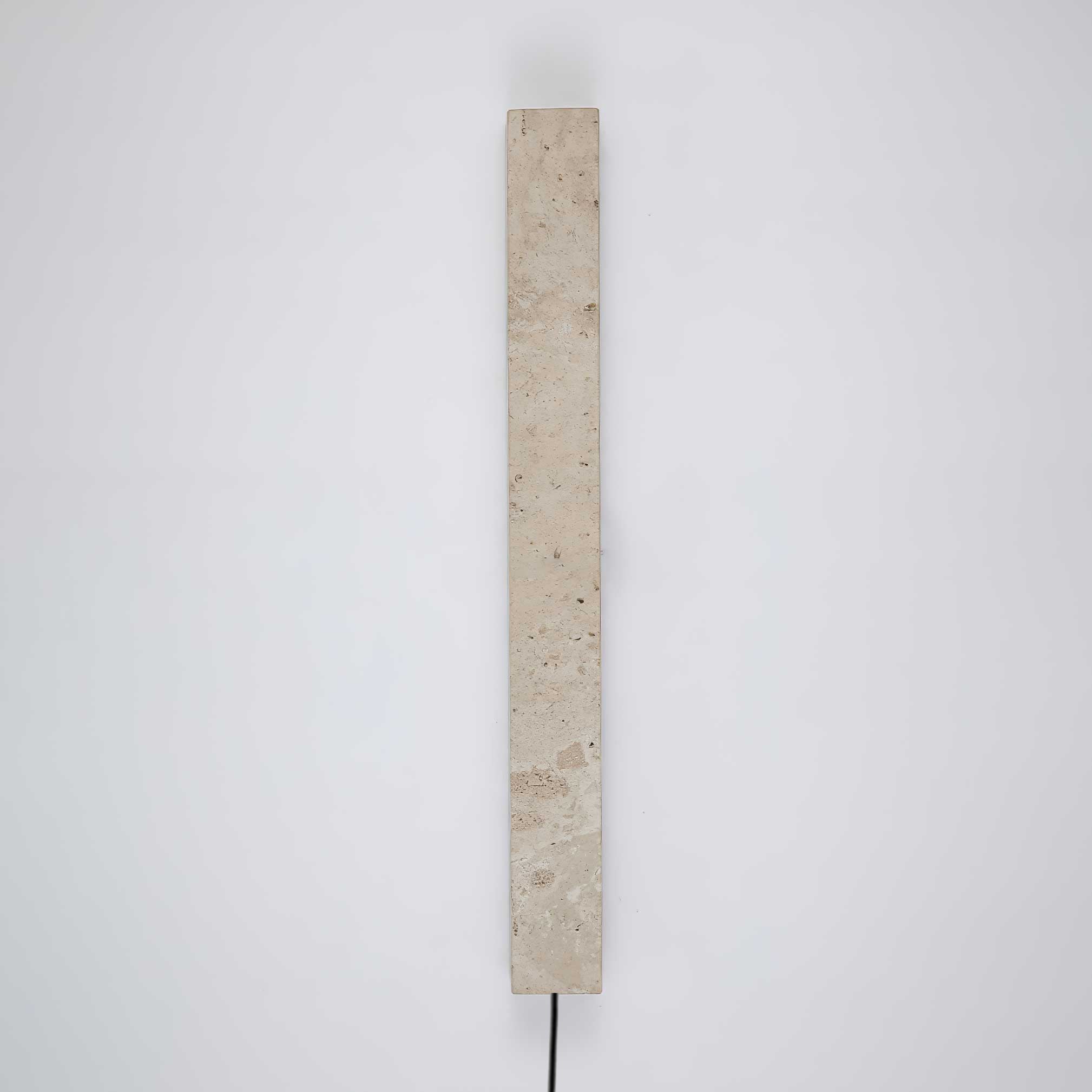 Dynamene - Travertine Linear Plug-In Wall Light
