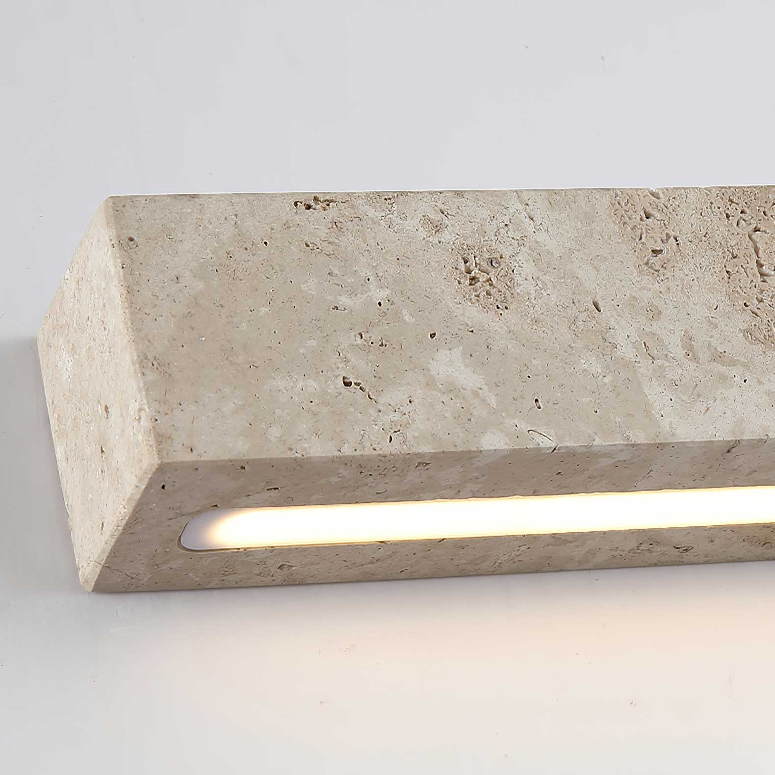 Zephyros - Travertine Linear Wall Light