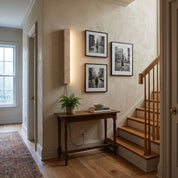 Dynamene - Travertine Linear Plug-In Wall Light