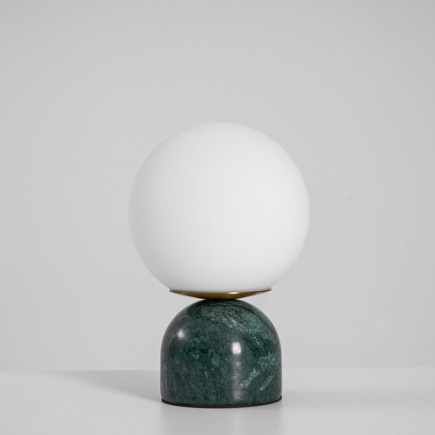 Semele - Marble and White Glass Globe Table Lamp
