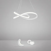 Andromeda - Aluminum Ribbon LED Chandelier