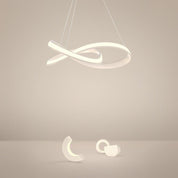 Andromeda - Aluminum Ribbon LED Chandelier