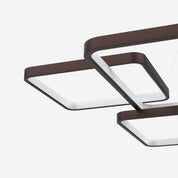 Hermokrates - Black Coffee LED Square Chandelier