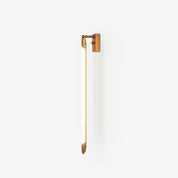 Euros - Gold Rotating LED Tube Wall Light
