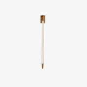 Euros - Gold Rotating LED Tube Wall Light