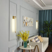 Euros - Gold Rotating LED Tube Wall Light