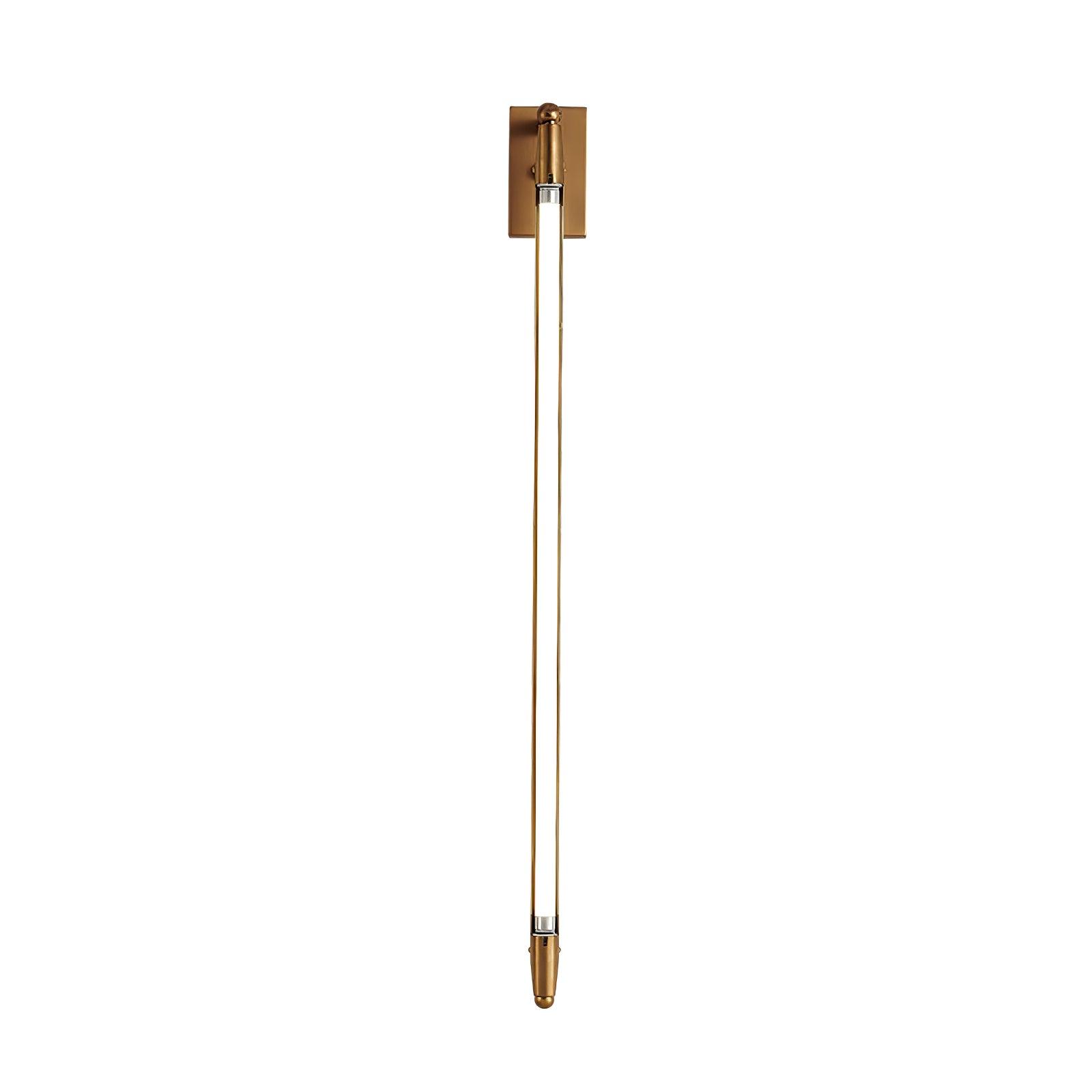 Euros - Gold Rotating LED Tube Wall Light
