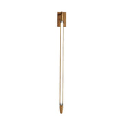 Euros - Gold Rotating LED Tube Wall Light