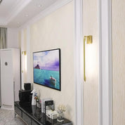 Euros - Gold Rotating LED Tube Wall Light