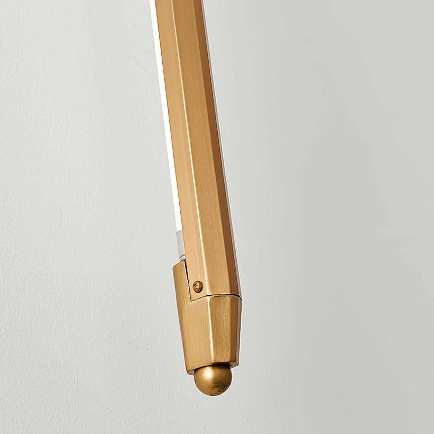 Euros - Gold Rotating LED Tube Wall Light