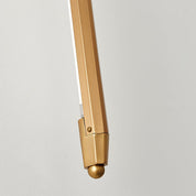 Euros - Gold Rotating LED Tube Wall Light